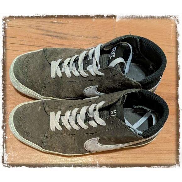 2012 Nike Blazer Mid LR Armory Grey/White Size 8 Retired 510965-011 Men's Size 8 - Picture 5 of 9